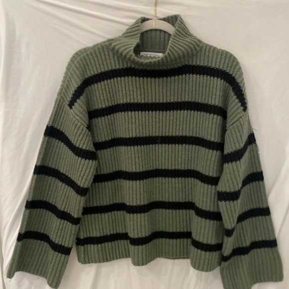 Sweet Baby Jamie Sweaters - Sweet Baby green and black stripe Sweater XS